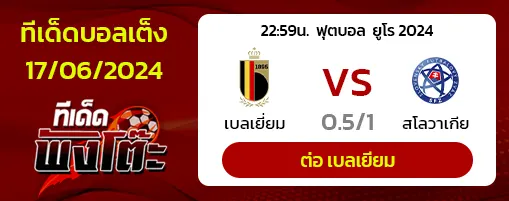 เบลเยียม vs สโลวาเกีย