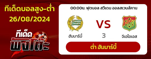 ฮัมมาร์บี้ vs GAIS โกเตนเบิร์ก